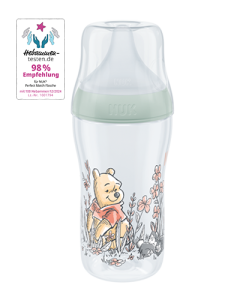 NUK Disney Winnie Puuh Perfect Match Babyflasche 260ml mit Trinksauger