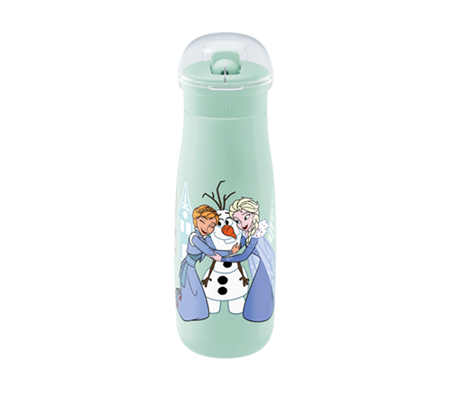 NUK Disney Frozen Mini-Me Flip Trinkflasche 450ml mit 2in1 Trinkaufsatz