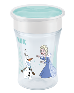NUK Disney Frozen Magic Cup mit Trinkrand und Deckel 230ml